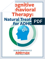 Cognitive Behavioral Therapy Natural Treatment For ADHD PDF