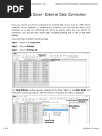 External Data Connection