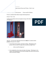 Pressure of The Gas in The Container