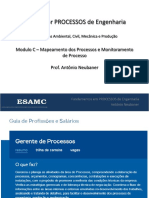 Gestão por PROCESSOS de Engenharia - Mapeamento e Monitoramento