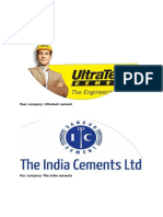 Liquidity and profitability ratios comparison: India Cements vs Ultratech Cement