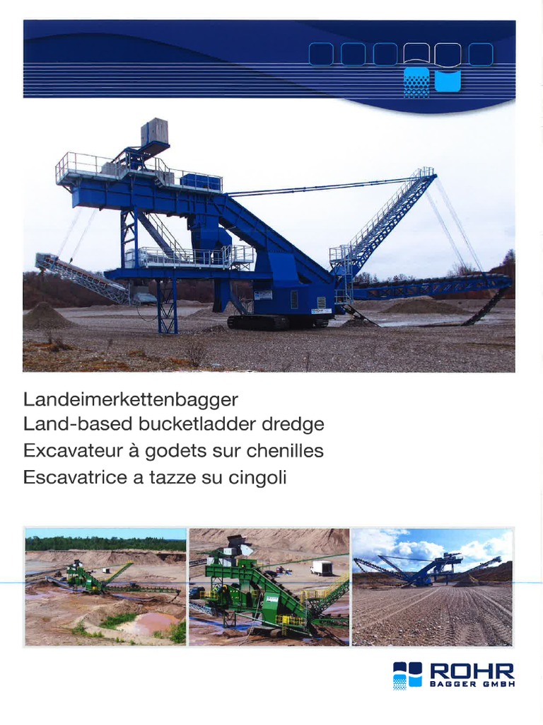 Land Based Bucket Ladder Dredger PDF