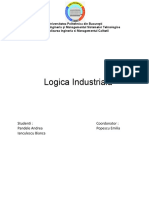 Logica Industriala: Studenti: Coordonator: Pandele Andrea Popescu Emilia Ianculescu Bianca