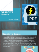 Cognitive Errors