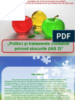 Politici Si Tratamente Contabile Privind Stocurile