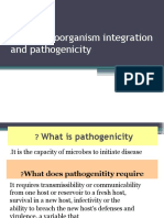 Host-Microorganism Integration and Pathogenicity