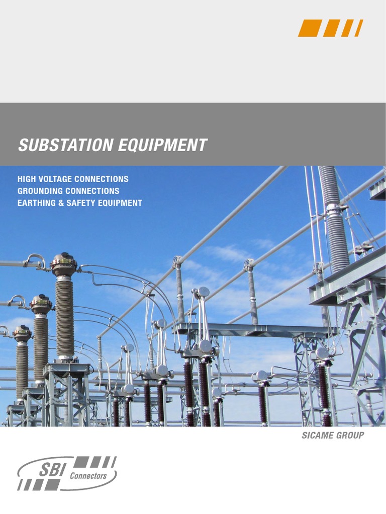 Substation Equipment and Connectors Guide | PDF | Electrical Connector ...