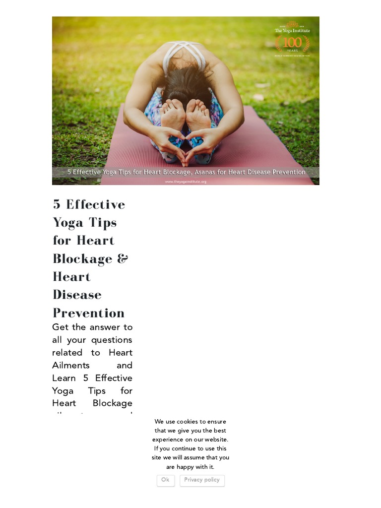 5 Effective Yoga Tips For Heart Blockage, Asanas For Heart Disease