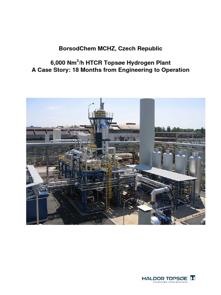 BorsodChem MCHZ HTCR Hydrogen Plant Case | PDF | Natural Gas | Hydrogen