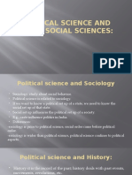 Political Science and Other Social Sciences