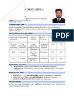 Resume of Foyej Ahmed Reza