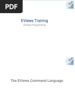 Tutorial Eviews Programming PDF