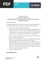 Actividad Autonoma 8 Crucigrama Sobre Las Habilidades o Talentos de Acuerdo Al Tipo de Inteligencia PDF