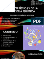 Características de La Industria Química, Seminario PDF