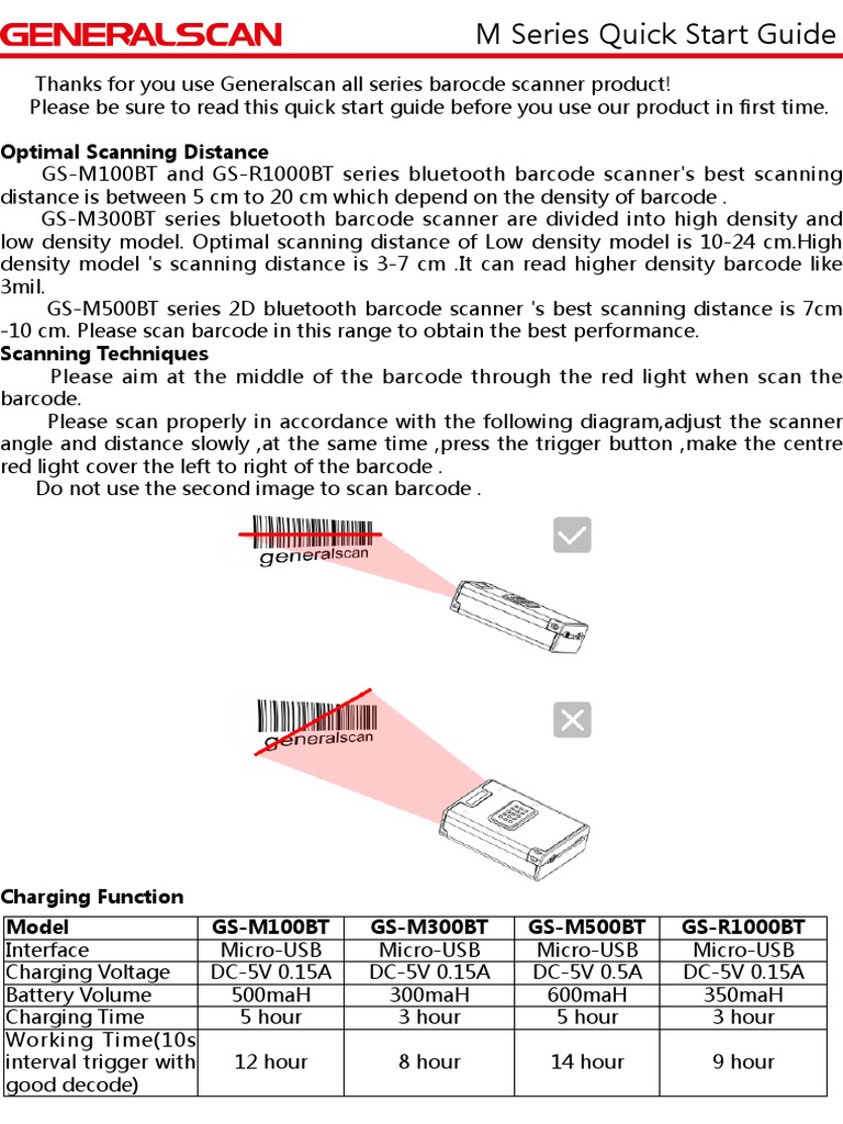 Optimal Scanning Distance | PDF | Barcode | Smartphone