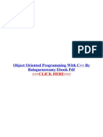 Object Oriented Programming With C by Balaguruswam PDF