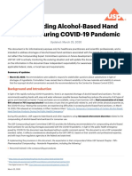 Compounding Alcohol-Based Hand Sanitizer During COVID-19 Pandemic