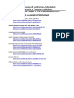E-Learning Material Links PDF