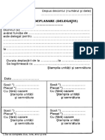 Delegatie PDF