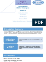 Presentation On HRIS of Unique Group: Independent University, Bangladesh