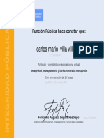 Integridad, Trnasparencia y Lucha Contra La Corrupcion PDF