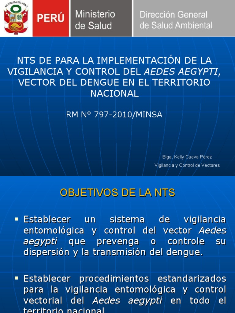 NTS Vigilancia y Control Del Aedes Aegypti 2010 | PDF | Aedes aegypti ...