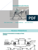 Instalaciones eléctricas: redes primarias, subestaciones y plantas de emergencia