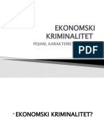 Ekonomski Kriminalitet I