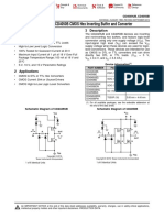 CD4049UB and CD4050B CMOS Hex Inverting Buffer and Converter