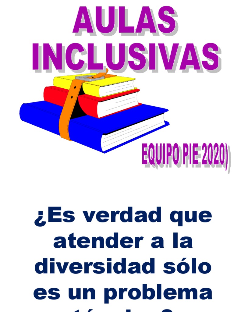 Aulas Inclusivas y Atención a la Diversidad | PDF | Plan de estudios ...