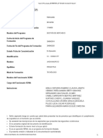 Constancia de Estudio Tecnologia de Gestion de Mercados para (Practicas)