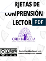 Tarjetas de Comprensión Lectora