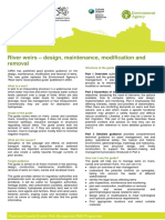 River Weirs - Design Maintenance Modification and Removal - Summary