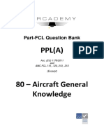 PPL (A) : Part-FCL Question Bank