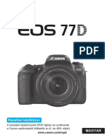 EOS 77D Instruction Manual HU PDF