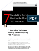 7 Storytelling Techniques Used by the Most Inspiring TED Presenters _ Visual Learning Center by Visme