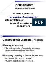 Ch. 10, Constructivist Theories, Problem Solving, Teaching For Transfer