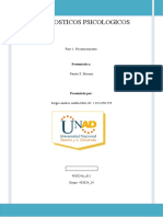 Diagnosticos Psicologicos Unidad 1 Fase 1 403024A Sergio Ardila