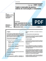 NBR 10339 Projeto e Execuao de Piscina Sistema de Recirpdf PDF