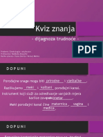 Kviz Znanja - Dijagnoza Trudnoće