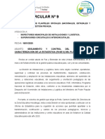 Circular 9 Seguimiento Del Formato de Estadisticas