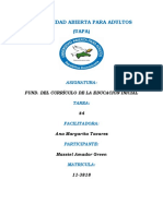 Tarea 4 de Fundamentos Del Curriculo