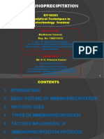 Immunoprecipitation - Assignment 2 - Yasasve PDF