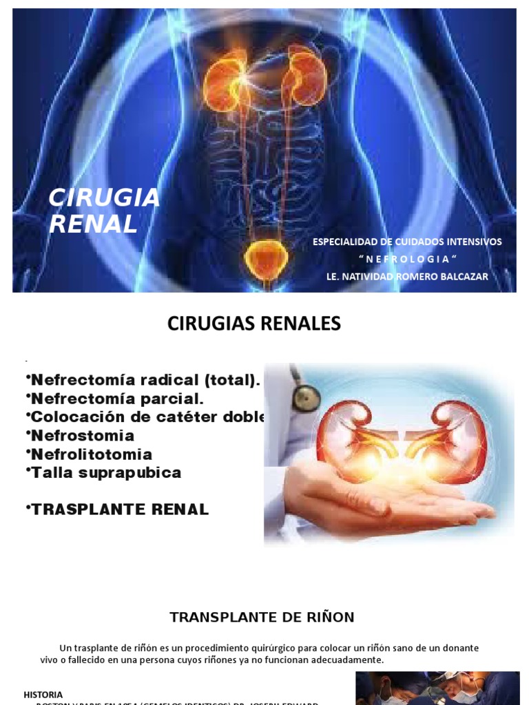 Cirugia Renal | PDF