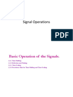 Signal Operations