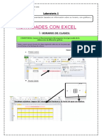 Horario de clases en Excel