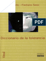 Paolo Collo y Frediano Sessi. Diccionario de la tolerancia.