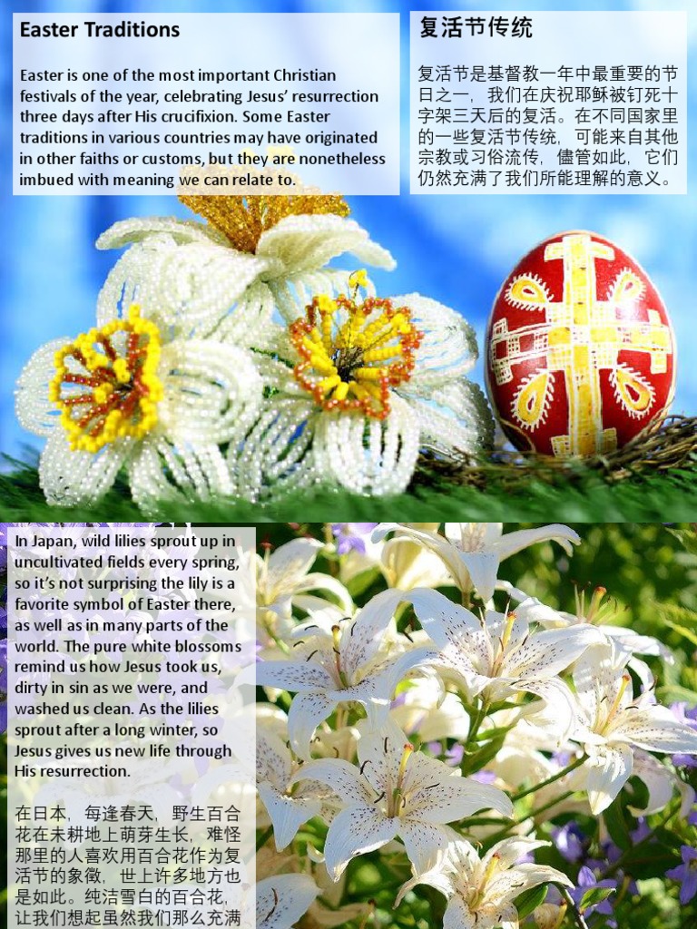 Easter Traditions Around the World | PDF | Easter | Lamb Of God