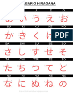 Silabario Hiragana PDF