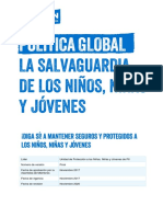 Glo Politca Global La Salvaguarda de Los Ninos Ninas y Jovenes Spa-Nov17 PDF